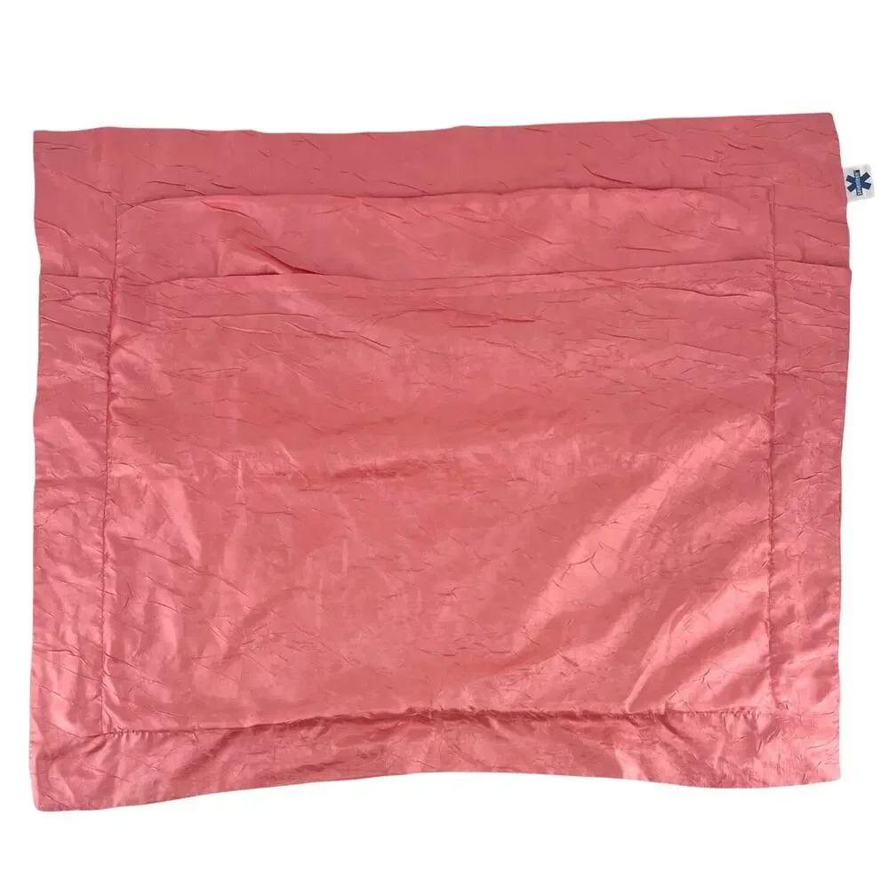 Y2K Pink Satin Pillow Shams Set of 2 Seventeen Magazine 2000s vintage